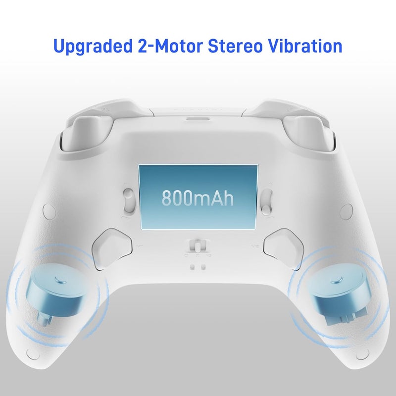 FlyDigi Direwolf 4 PC Controller Forceflex Joystick Forceswitch Micro & Linear Triggers Stereo Vibration 6-Axis Gyro 1000Hz Report Rate PC/NS/TV/Android - Image 4